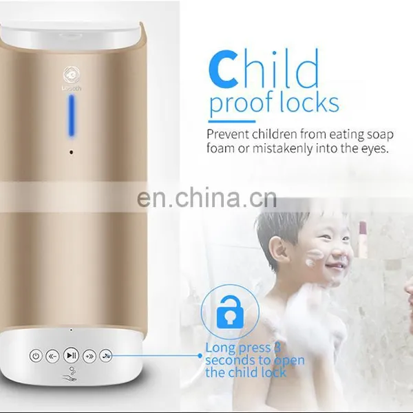 2017 Modern Bathroom Automatic Liquid Soap Plastic Pump Dispenser
