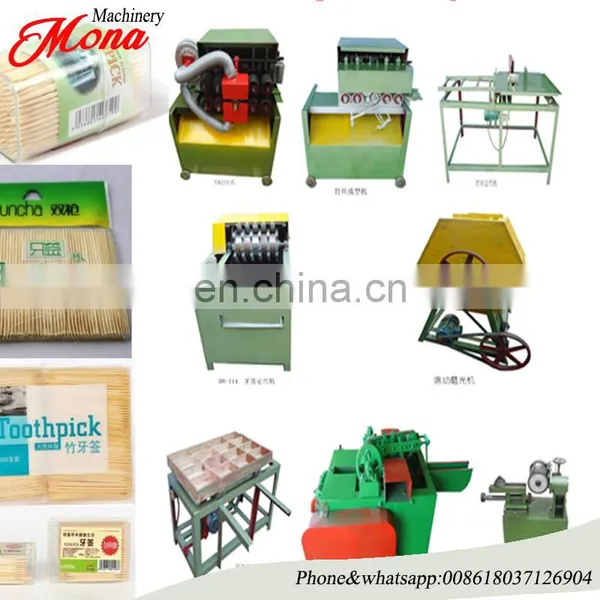 Best quality professional wood stick making machine / wood toothpick making machine of factory price