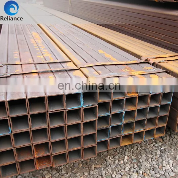 Anti-rust Package Black 100mm Diameter Steel Welded Rectangular Pipe photo-2