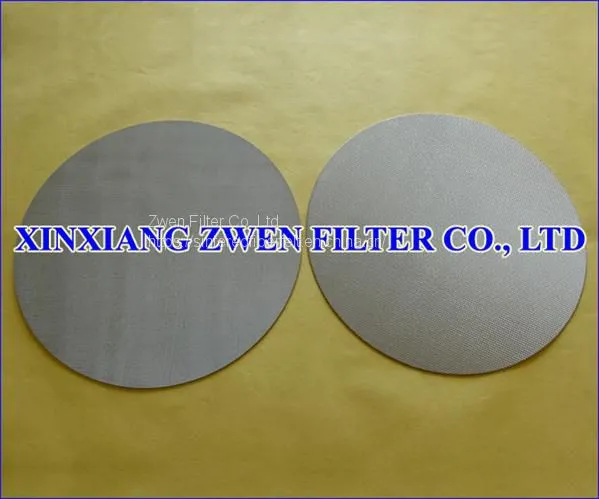 Sintered Filter Disc