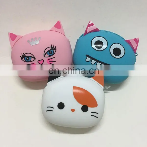 Ladies Clutch Coin Bag Custom Brand Change Money Wallet Promotional Silicone Purse photo-4