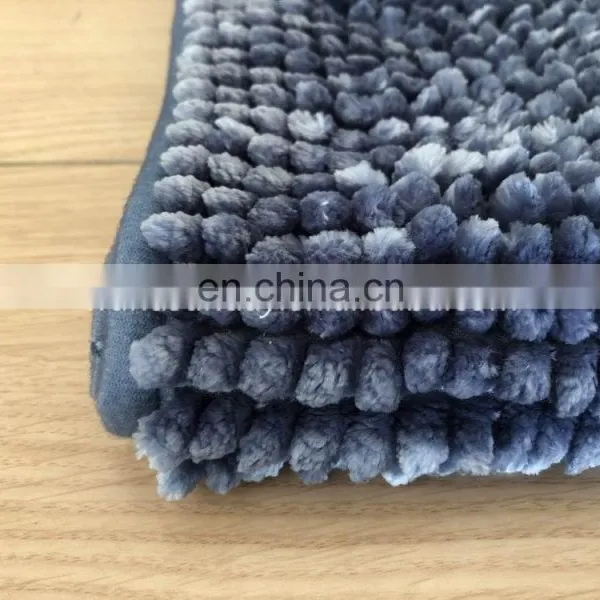 100% Polyester Microfiber Shiny Chenille Bathmat photo-4