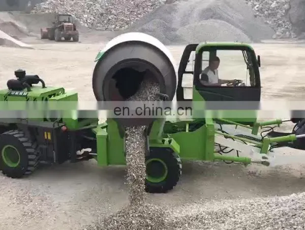 best power equipment 3 cbm mixer truck automatic loading mixer