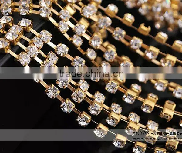 0108L China Supplier Trims Chain Bridal Beaded;beaded Trims Bridal Trims;bridal Beaded Trims Chain photo-4