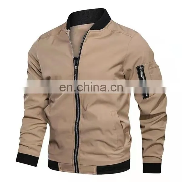 Varsity Quilted Mens Custom Logo Plus Size Flight Bomber Jacket Coat photo-2