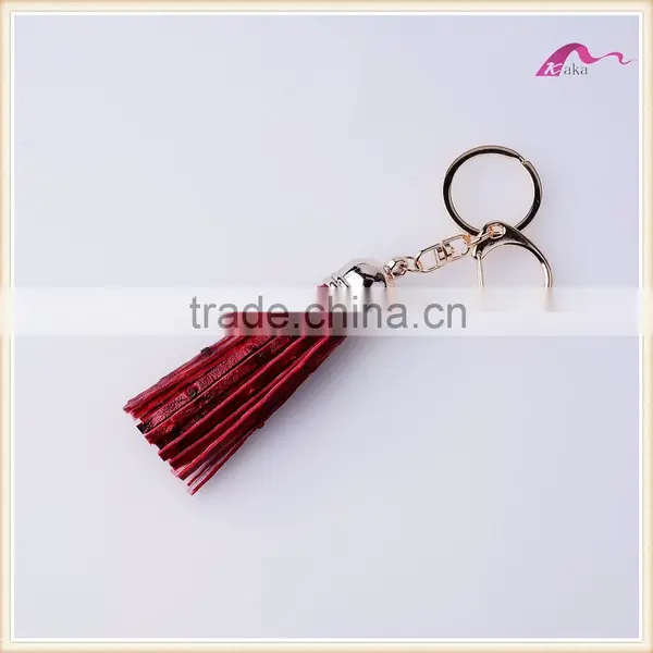 Promotional Custom Leather Tassel Keychain Manufacturers In China Quality Choice photo-3