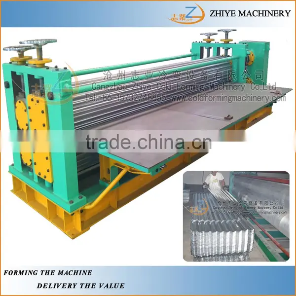 Galvanized Roofing Sheet Cold Roll Forming Machine/Aluminium Trapezoidal Roofing Tiles Making Machine photo-6