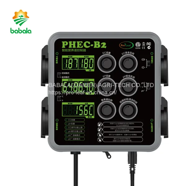 Pro-leaf PH EC Controller Automatic Dosing Pump Peristaltic Pump Control System Nutrient Solution