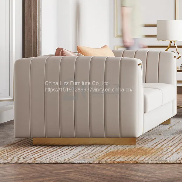 Modern Fashionable Living Room Sectional Leisure Sofa Set photo-3