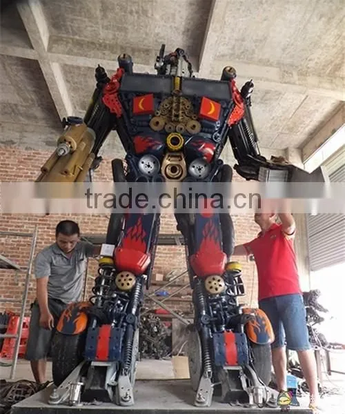 Large Modern Famous Arts Iron Sculpture for Outdoor Decoration 7 Meters High Optimus Prime