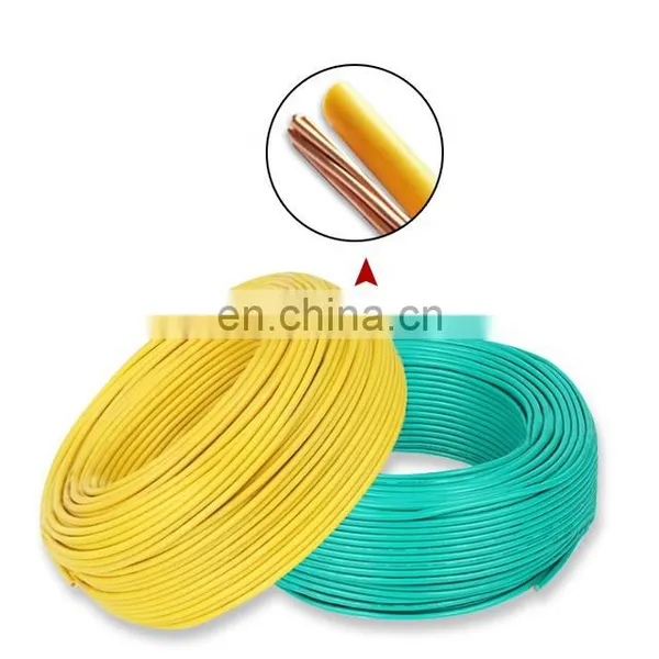 1.5 Mm2 Single Core Gauge 15 AWG Copper Blue, Black, Red, Green, White Pvc Electric Building Wire