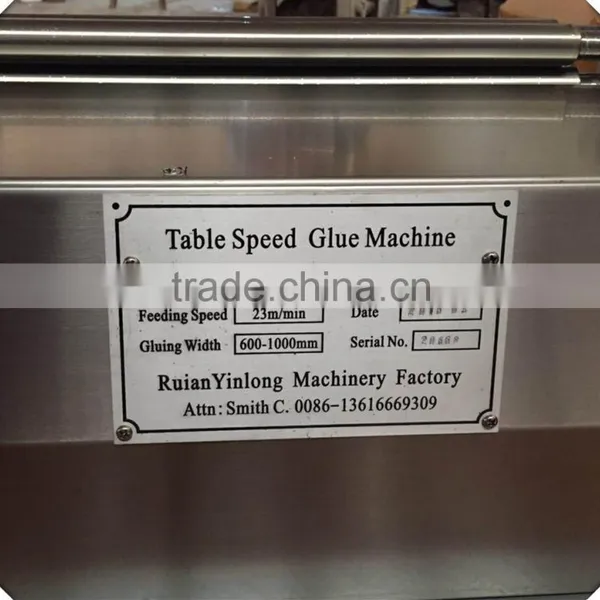 Gluing Width 700mm Table Speed Glue Machine photo-5