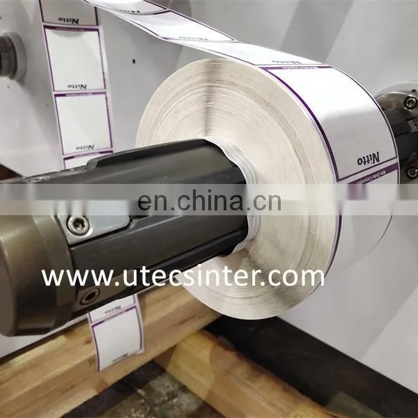 UTS320H High Speed Narrow Web Automatic Medicine Wine Label Cutting Machine, Blank Barcode Sticker Slitter Rewinder photo-4