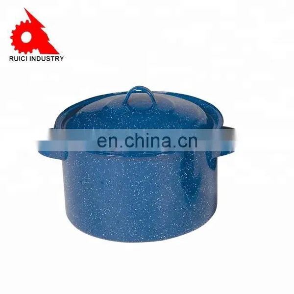Manufacturing Enamel Coated Cookware Cast Metal Iron Pot photo-3