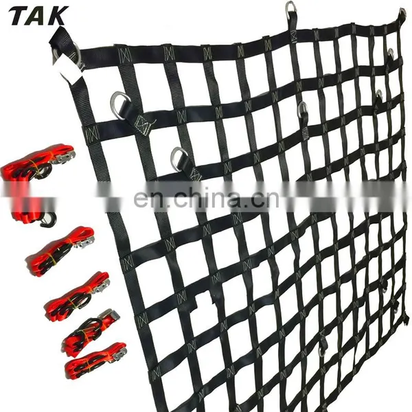 6.75' x 8' ft Heavy Duty Pickup Truck Bed Cargo Net photo-3