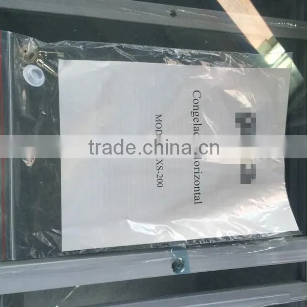 7 Cuft Single Temperature Sliding Glass Door Supermarket Showcase Chest Freezer photo-5