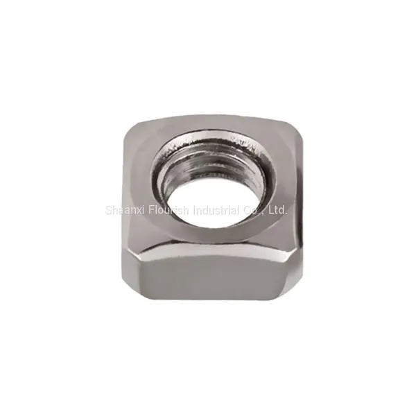All Sizes Square Thin Nuts , SS / CS Square Lock Nut DIN ISO Standard photo-3