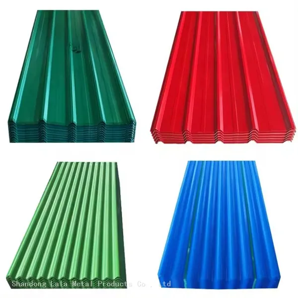 Colored Ppgi Corrugated Zinc Roofing Sheet photo-2