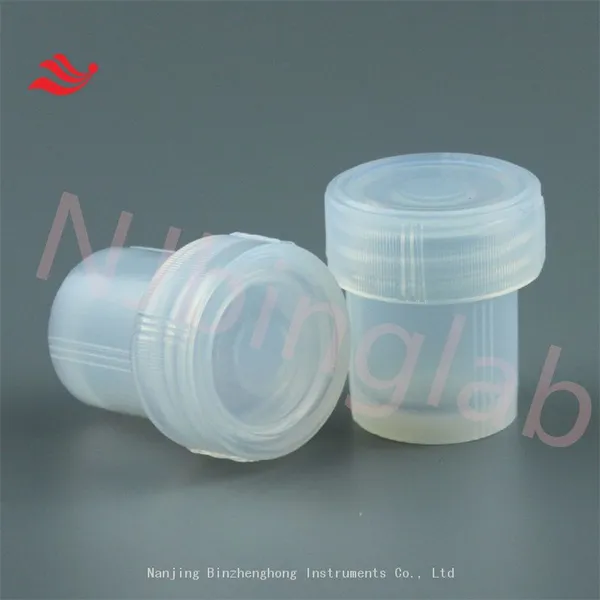 NJbinglab PFA sample vials 15ml, Autoclavable and easy-to-clean