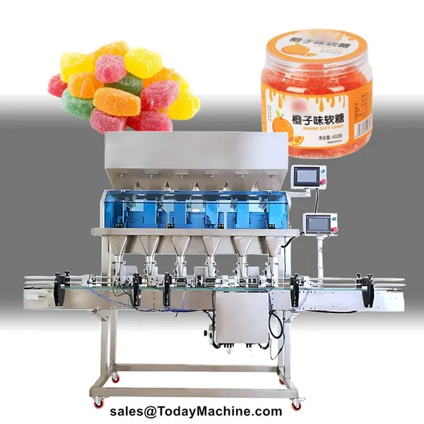 Automatic Weighing Oat Oatmeal Coffee Beans Bottle Filling Packing Machine photo-2