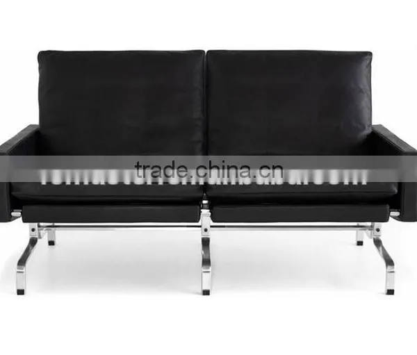 Famous Design Poul Kjaerholm PK31 Sofa 2 Seat Sofa Replica photo-2