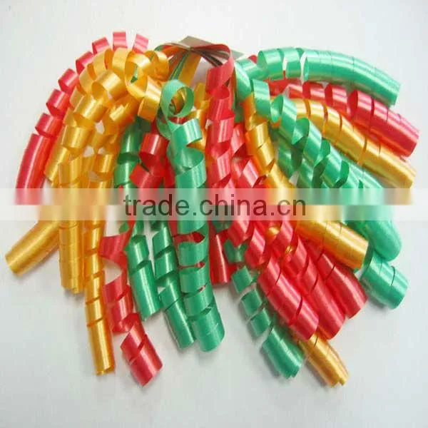 60cm*12 Trips Metallic Christmas Ribbon Bow, Curling Bow, Wedding Curling Ribbon photo-4