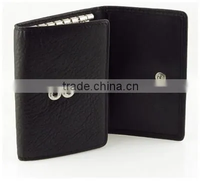 Fashion Soft and Luxurious Cashmere Leather Key Case Genuine Leather Key Case Wallet photo-2