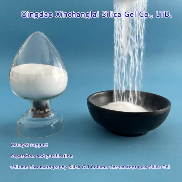 Column chrimatography silica gel 60A 70-230 230-400 mesh for separation and purification and catalyst carrier