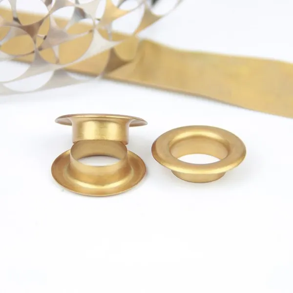 Metal Grommets Eyelets Gold Eyelet for Bag Shoes and Garment Accessories photo-3