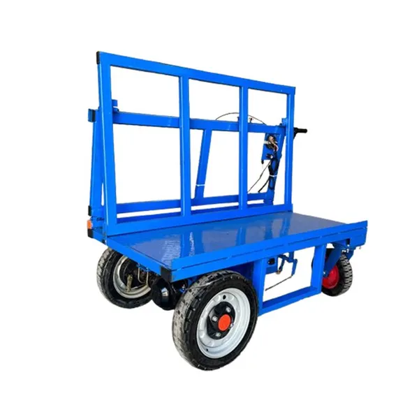 Electric Glass Stone Transport Frame Transport Cart Storage Rack Granite Glass Moving Trolley photo-2