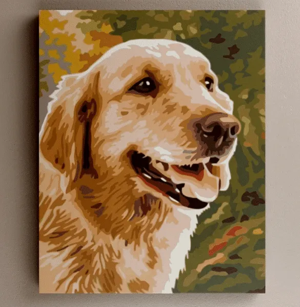Dogs Paint by numbers Custom Paint By Number