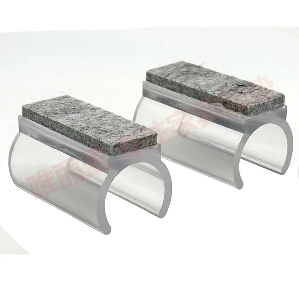 Rectangle U Shaped Chair Leg Tips Cap With Felt Pads,Furniture Feet Protectors Slide Smoothly Glides,Protect Hardwood Floor No Scratches No Noise photo-4