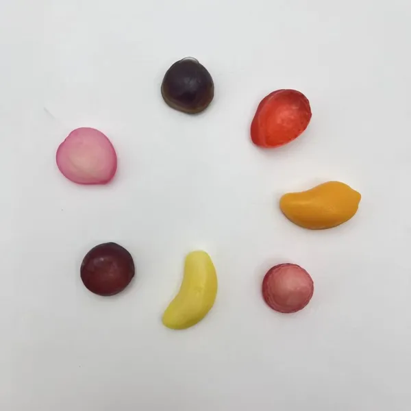 Caramelos gomosos pelables de diversos sabores de fruta, Dulces Peelerz, Fábrica de Dulces
