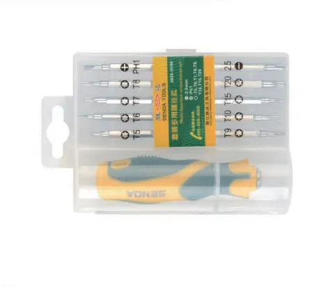 6 Piece Compact Portable Interchangeable Screwdriver Combination Set