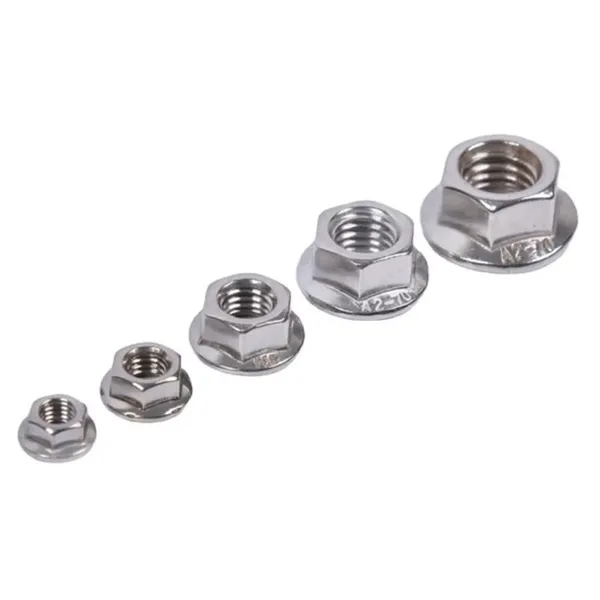 DIN 6923 Factory Selling Zinc Plated Hexagon Flange Nuts photo-4