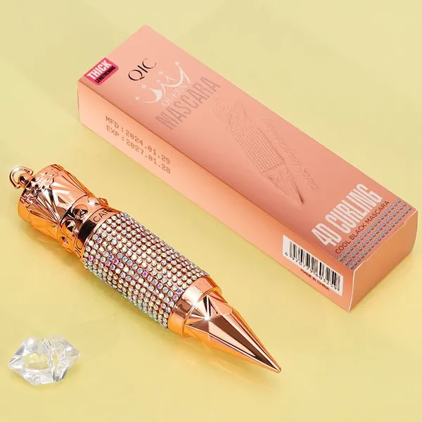 QIC Queen's Scepter Mascara Waterproof, Lengthening, Smudge-proof Mascara With a Diamond-dust Finish for Length and Curl photo-4