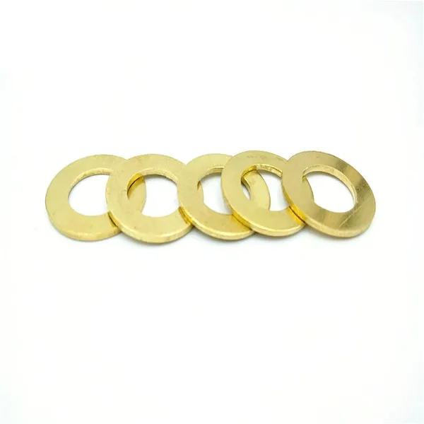 Ultra-thin brass washer set 0.1-3mm thickened round copper washer M2-M24