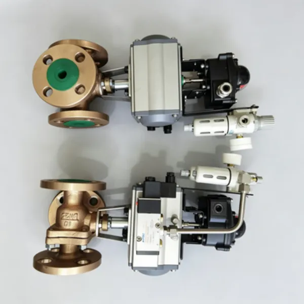 CB/T4480 Bronze Electric Ball Valve with 24V DC Control 3-Wire