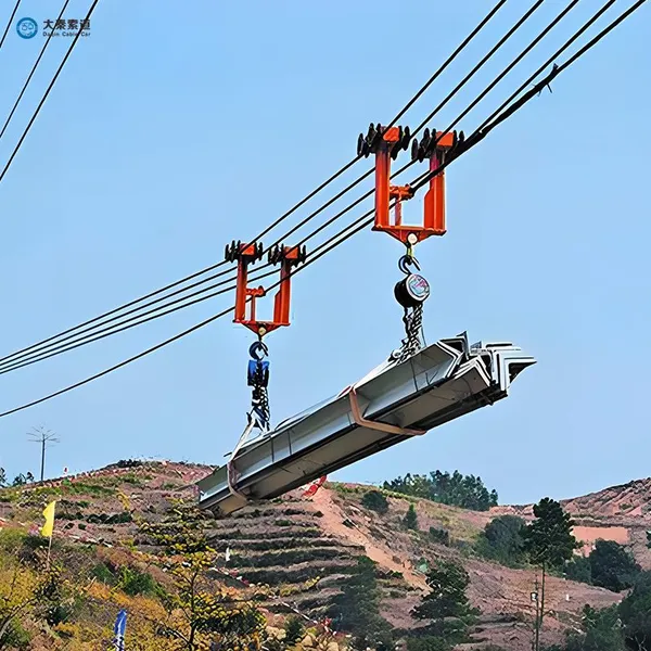 l Ropeway: Gondola Lift Daqin Industrial Material Ropeway: Gondola Lift + Cable Car + Funicular Aerial Tramway-Cableway photo-3