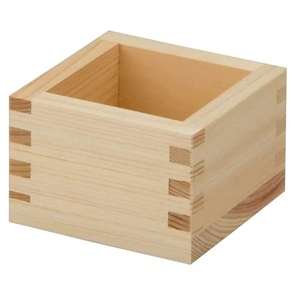 Japanese Restaurant Izakaya Saki Cup Square Wooden Sake Cups Masu Japanese Sake Box