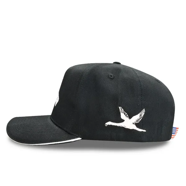Premium Custom Embroidered 5-Panel Baseball Caps With Rope photo-4