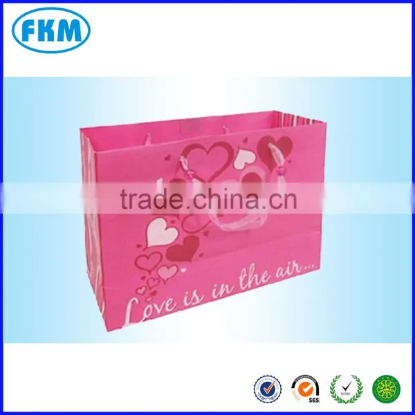 Red Block Bottom Paper Bags photo-2