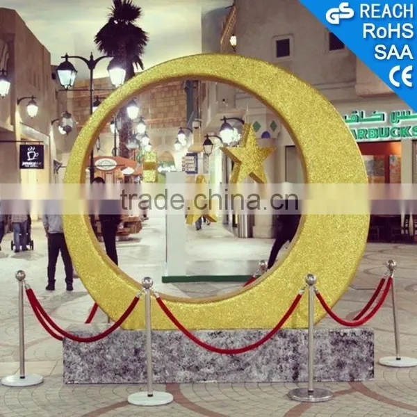 New Design Hanging Ramadan Moon and Star Decoration