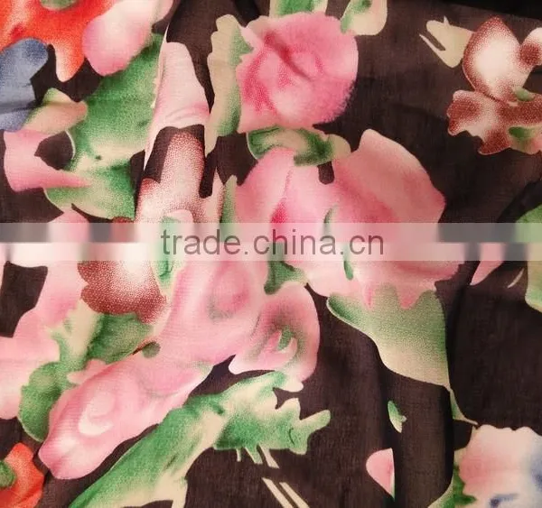 2015 New Design Chiffon Ladies Blouse Made of Poly Chiffon photo-2