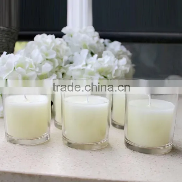 Pink Scented Candle in a Jar/scented Soy Wax Candle/Jar Candle Flameless photo-3
