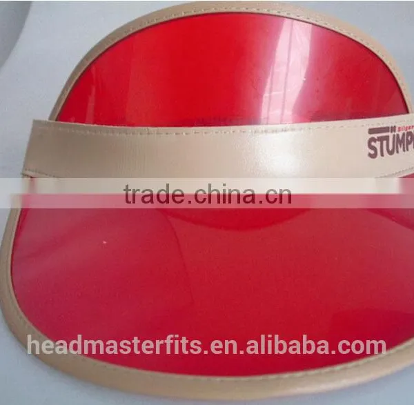 Wholesale Cheap Sunshade uv Protection Plastic Clear Pvc Sun Visor Cap photo-5