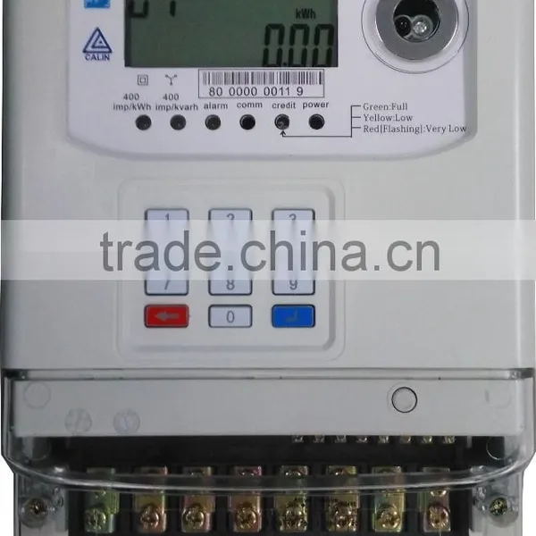 Three Phase STS Keypad Prepaid Energy Meter
