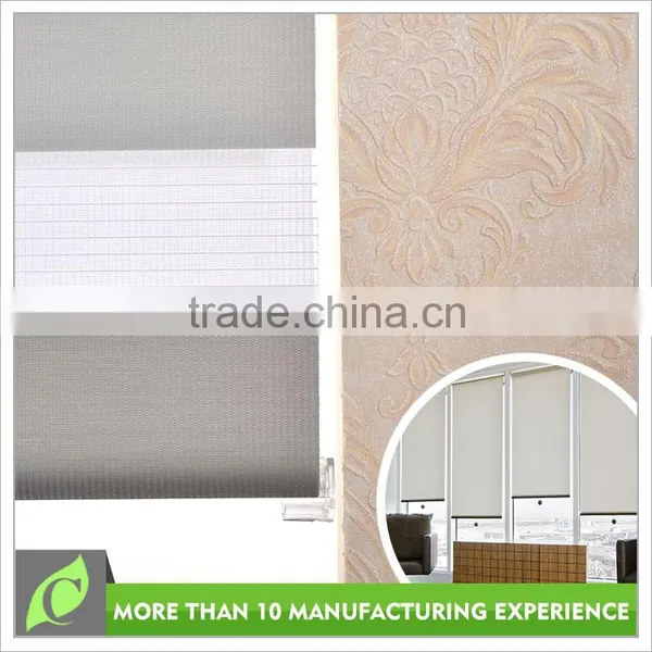 China Water Proof Day Night Cheap Price Transparent Curtain Blinds, Zebra Blinds photo-2