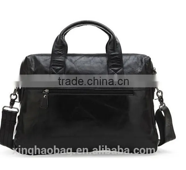 Business Leather 12.5 Inch Laptop Bag for Men Porte-documents Bags Italian Leather Portfolio Bag photo-3