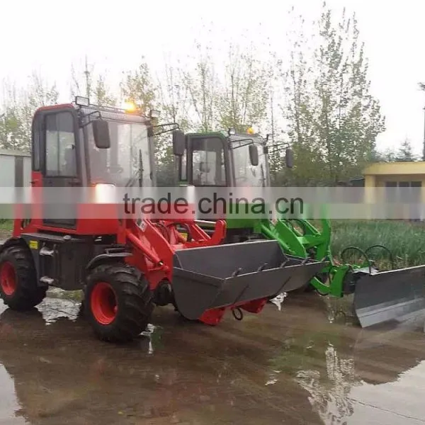 0.8ton Mini Loader 4WD Attachments Slasher,log Splitter,auger,tiller,blade photo-4